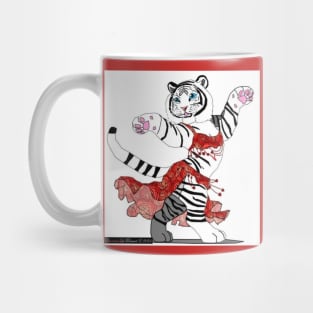 The dancer with roses and hearts Mug